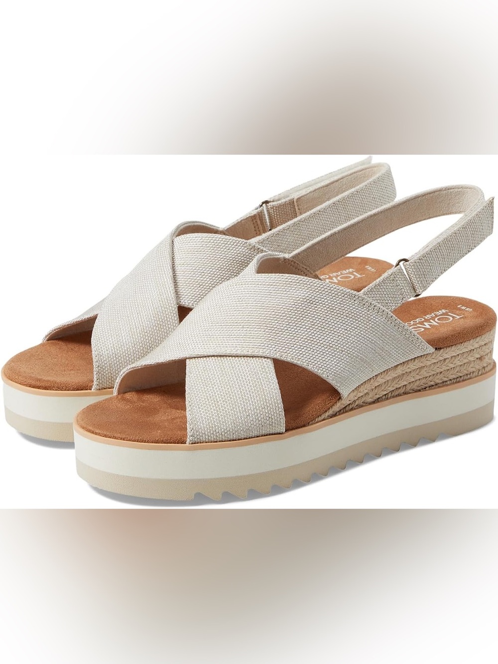 Toms Shayla Espadrille Sling Back Sandal 7